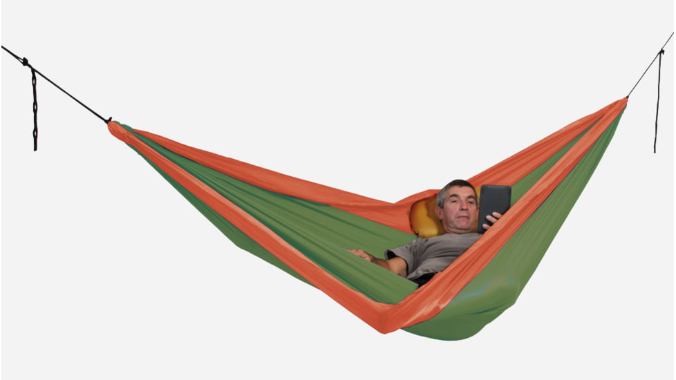Exped Travel Hammock Duo-Terracotta/Moss Green-Clearance
