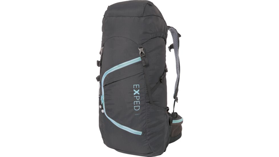 Exped Traverse 40 L Pack-Black/Sky Blue-M/L