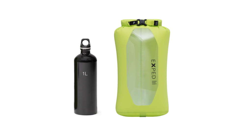 Exped Versa Clear Dry Bag, Lime, 5L, 7640277848047