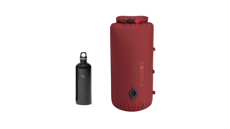 Exped Versa Compression Dry Bag, Burgundy, 13L, 7640277848658