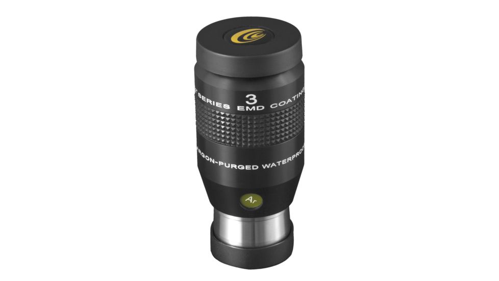 Explore Scientific 3 mm 52 Degrees Series Waterproof Eyepiece, Black w/ white lettering, ES logo EPWP5203-01