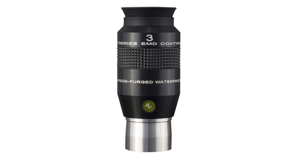Explore Scientific 3 mm 52 Degrees Series Waterproof Eyepiece, Black w/ white lettering, ES logo EPWP5203-01