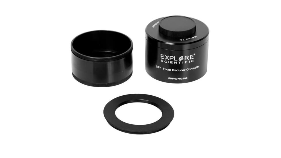 Explore Scientific 3in Field Flattener .7x Focal Reducer for ED APO 152mm F/8 FFFR507X-00