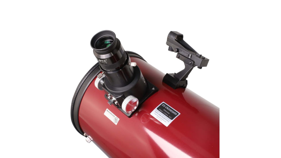 Explore Scientific 8-Inch f/5.9 Limited Edition Dobsonian Reflector Telescope, Ruby Red, ES-ON20859RR