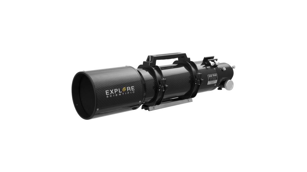Explore Scientific ED102 Carbon Fiber f/7 Air Spaced Triplet with Hoya FCD100 Optics and Integrated Dew Shield, Carbon Fiber FCD100-10207-CF