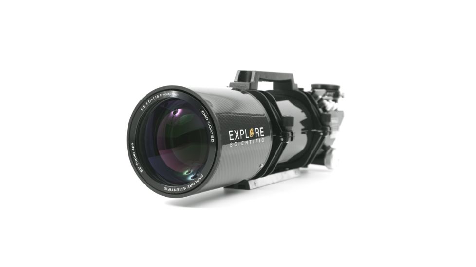 Explore Scientific FPL-53 Carbon Fiber ED115 f/5.5 APO Triplet Refractor w/ Ohara FPL53 Optics and Starlight True 3in Focuser, 115mm, FPL53-115CF-T3