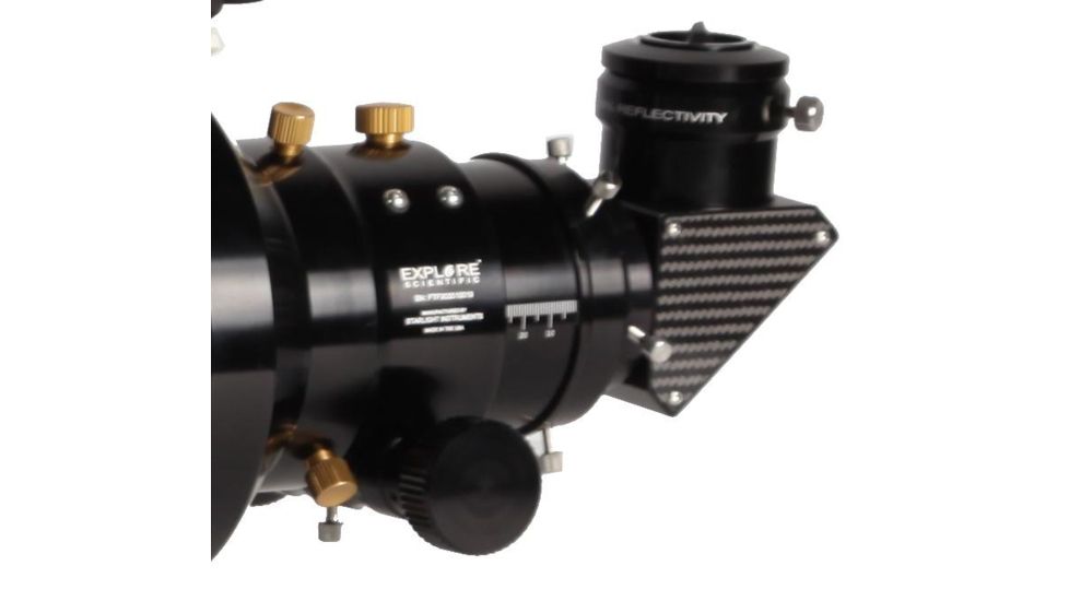Explore Scientific FPL-53 Carbon Fiber ED140 f/6.5 APO Triplet Refractor w/ Ohara FPL53 Optics and Starlight True 3in Focuser, 140mm, FPL53-140CF-T3