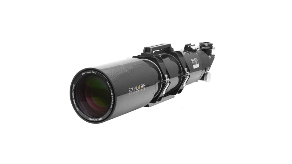 Explore Scientific FPL-53 Carbon Fiber ED140 f/6.5 APO Triplet Refractor w/ Ohara FPL53 Optics, 140mm, FPL53-140CF-01