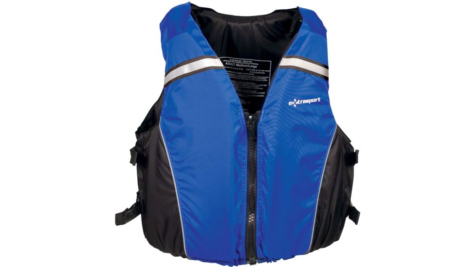 Extrasport Volksvest Life Vest, XS , S Size for Adult, Nylon, Black 0710001163