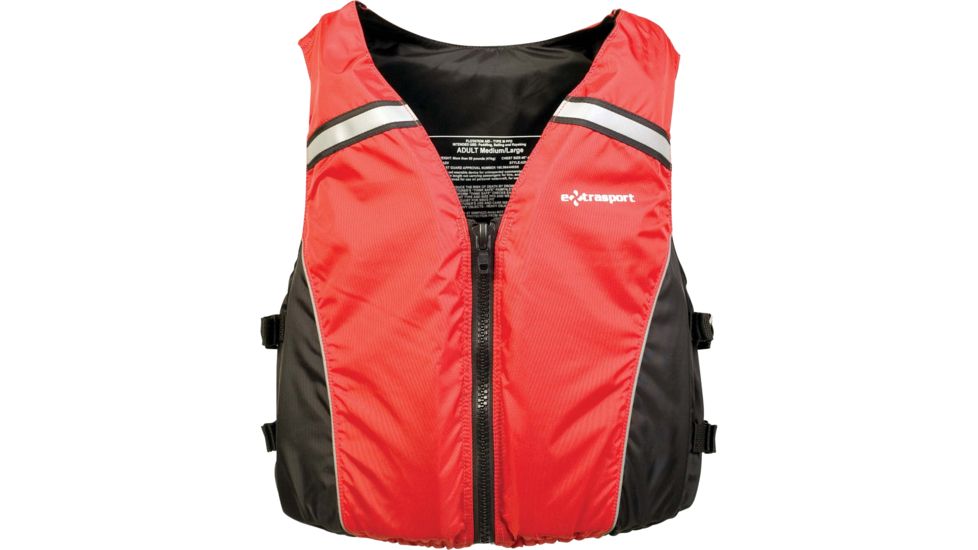 Extrasport Volksvest Life Vest, XS , S Size for Adult, Nylon, Black 0710001172