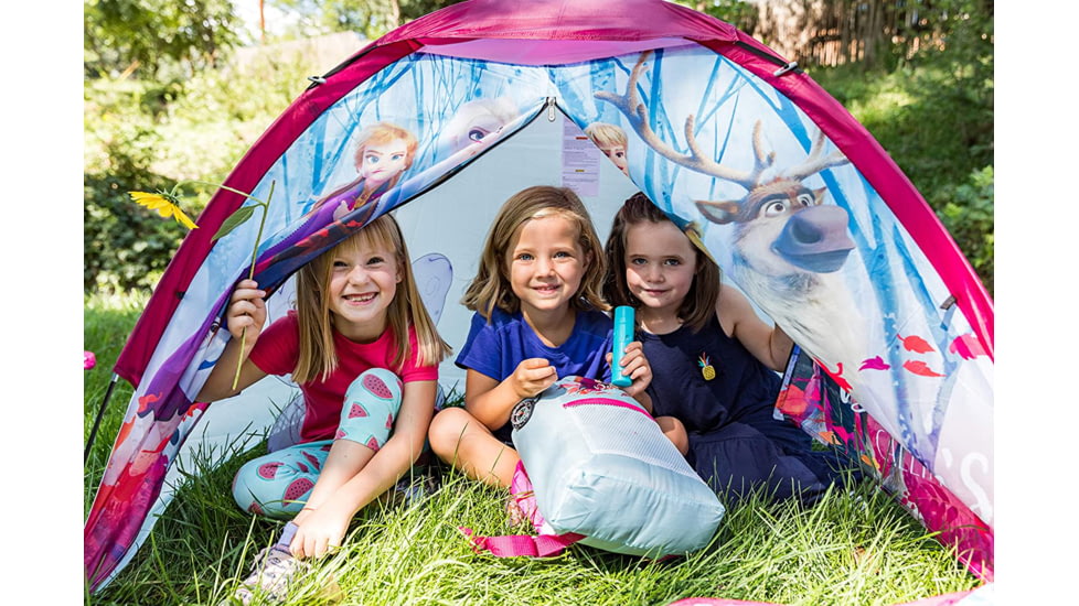 Exxel Outdoors Disney Frozen II Graphics 4 Piece Camp Kit, D-4SLGFRZ9A