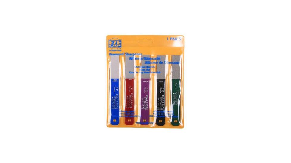 Eze-Lap Diamond Stone 5cp Set, 1 Each Super Fine, Fine, Medium, Coarse and Extra Coarse L PAK 5