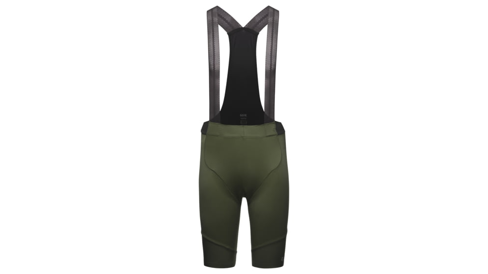 GOREWEAR Ardent Bib Cycling Shorts+ Mens in Utility Green XL Form fit 912E71F7, 100728-BH00-XXL