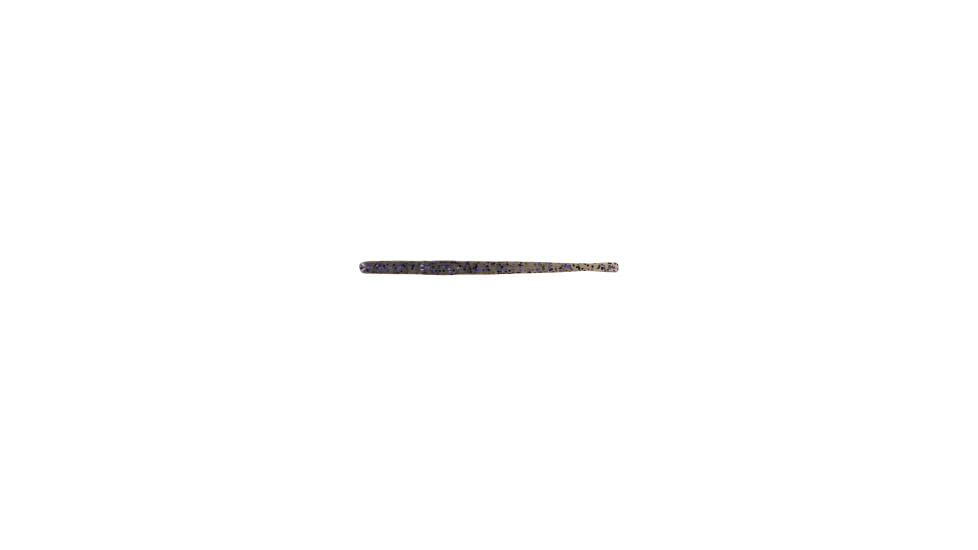 Big Bite Baits Scentsation Cliff Hanger Worm Soft Baits, 10 per Pack, Smoke Black Purple Flk, 5 inch, SCTCHW5