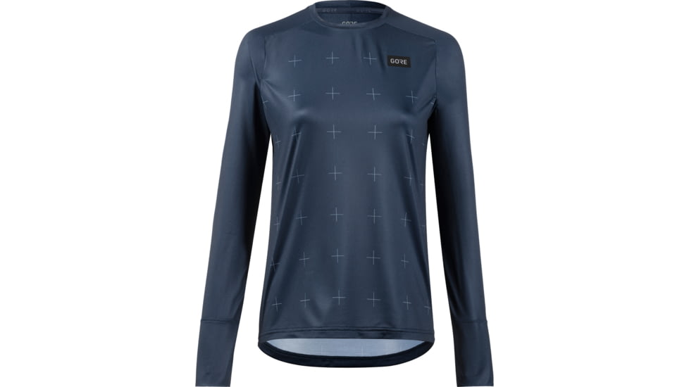 GOREWEAR TrailKPR Daily Long Sleeve Cycling Shirt Womens in Orbit Blue Small 4-6 Regular fit 7ECBC9EC, 100863-AU00-38