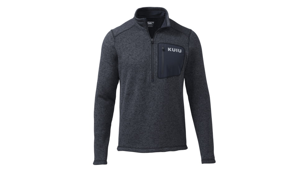 KUIU Base Camp Pullover Sweater - Mens, Dark Navy, 3XL, Adult, Male, 7477971419294