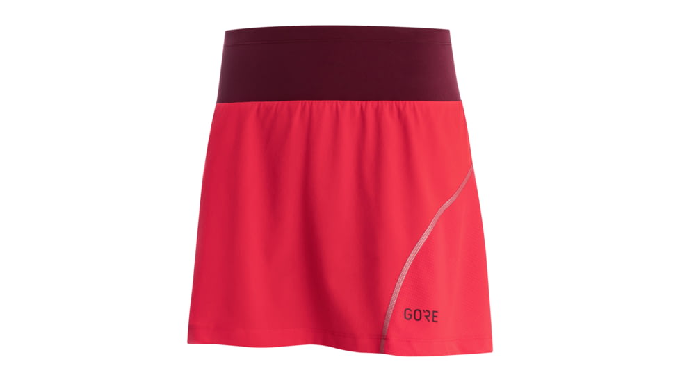 GOREWEAR Running Skort Womens in Hibiscus Pink/Chestnut Red XS 0-2 Slim fit DC915295, 100622-AKAJ-36