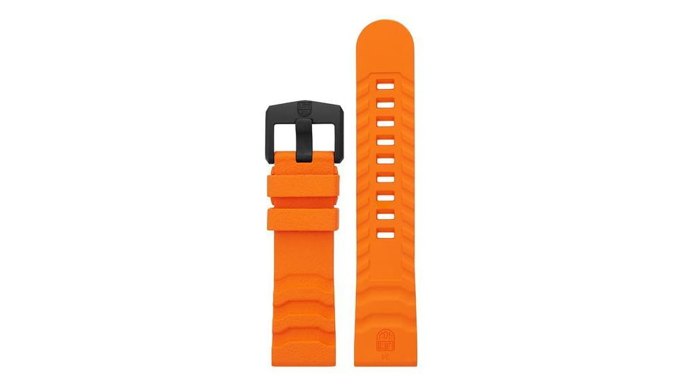 Luminox Orange EPDM Rubber Strap - 24mm 04254A17, orange-epdm-rubber-strap
