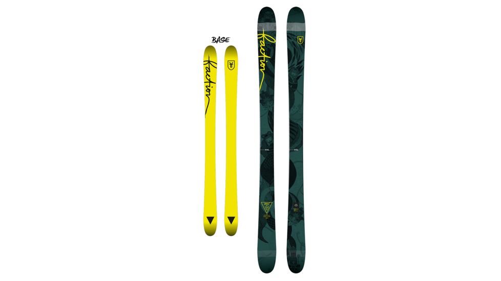 Faction Ambit 17/18 Ski, Green/Yellow, 154, SKI-1718-AMB-154