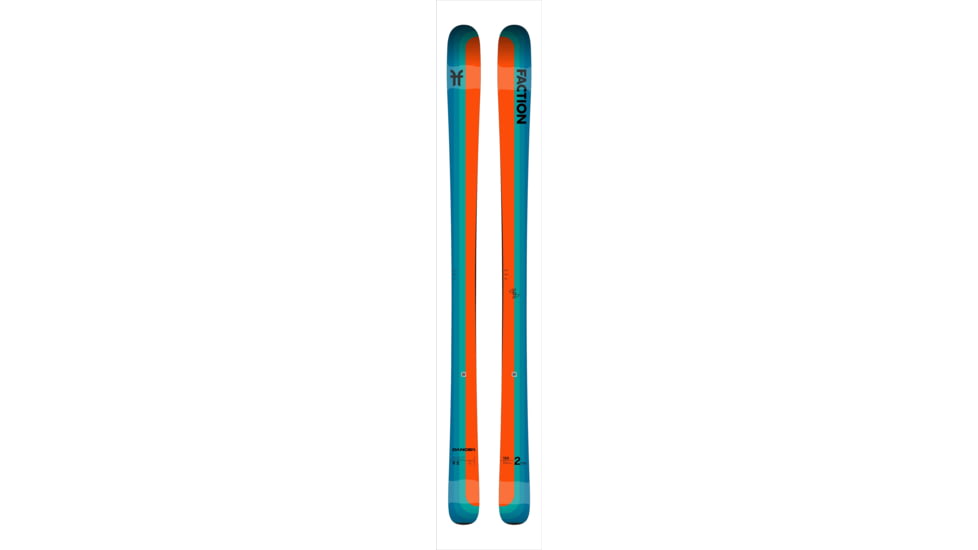Faction Dancer 2 YTH Skis, Blue/Orange, 137, FCSKW23-DN2Y-ZZ-137-1