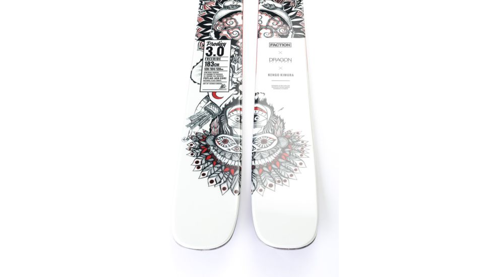 Faction Prodigy 3.0 Collab All-mountain Freeride Skis, 170 cm, FCTN-SKW19-PR30C-FRD-170-P1