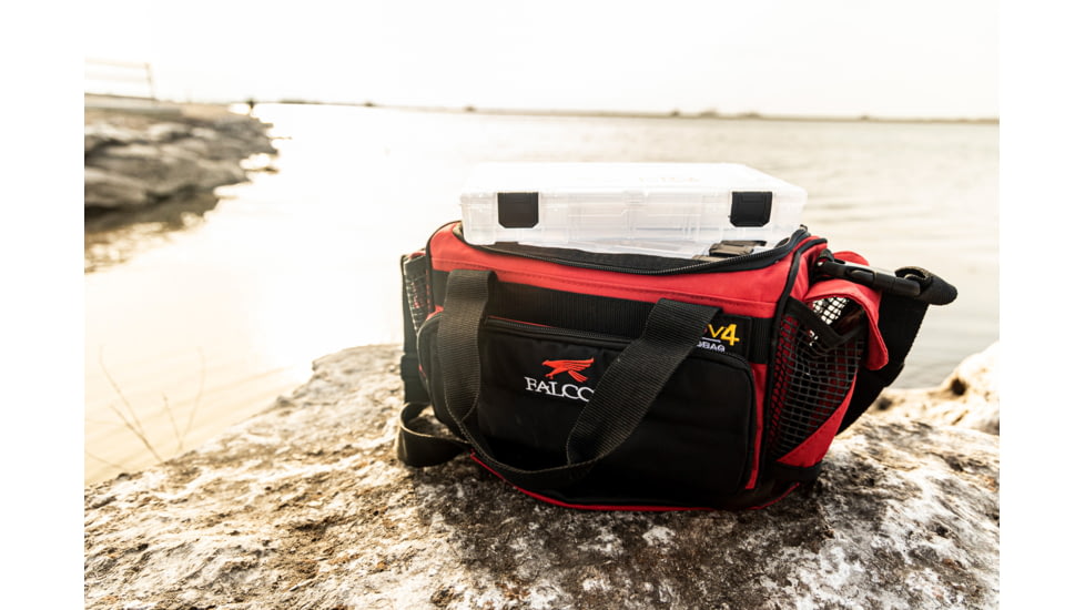 Falcon Rods FTO-V4 Speed Bag, Small, Red, 11.25 in x 7.5 in x 7.25 in, FTO-V4