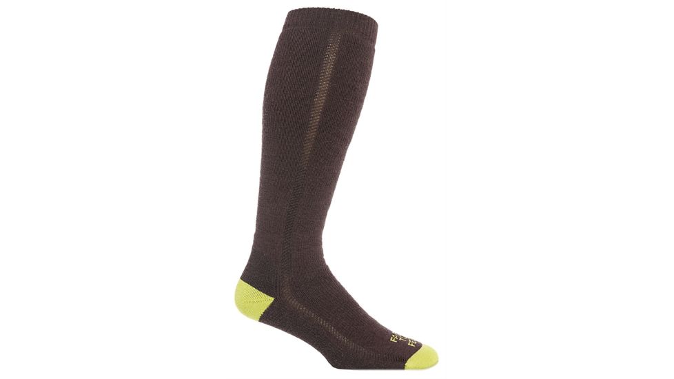 Farm To Feet Ansonville Over-The-Calf Sporting Sock - Men's-Brown/Woodbine-Large