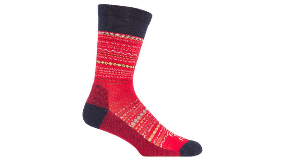 Farm To Feet Conover Fair Isle Casual Sock - Womens-Formula One/US Blue-Large