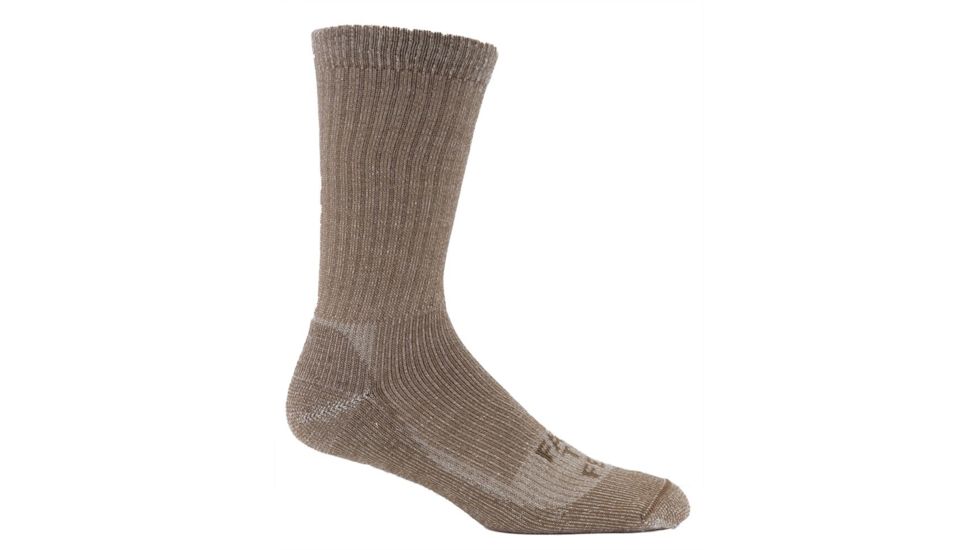 Farm To Feet Coronado Traditional Lightweight Boot Sock - Men's-Coyote Brown-Large