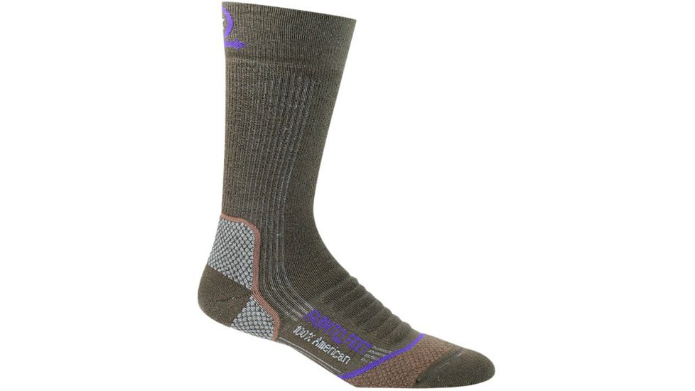 Farm To Feet Damascus Medium Crew Sock - Women's-Turkish Coffee/Platinum-Medium
