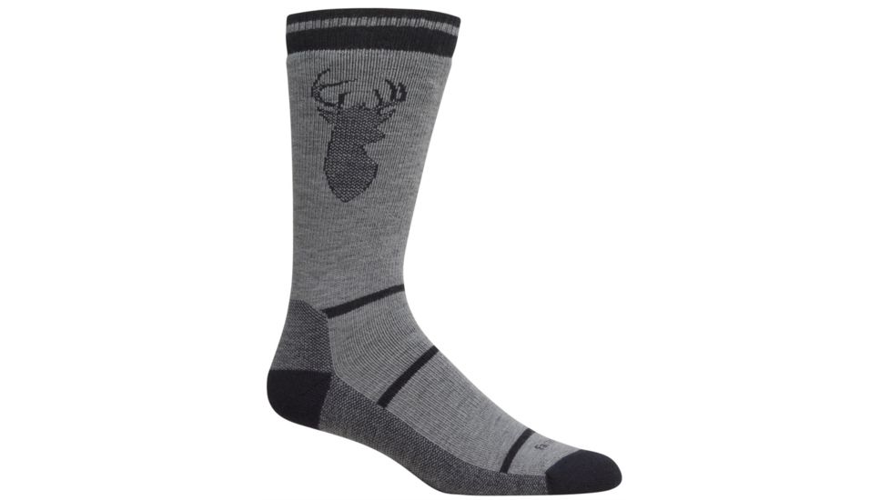 Englewood Stag Sporting Sock - Mens-Brown/Woodbine-X-Large