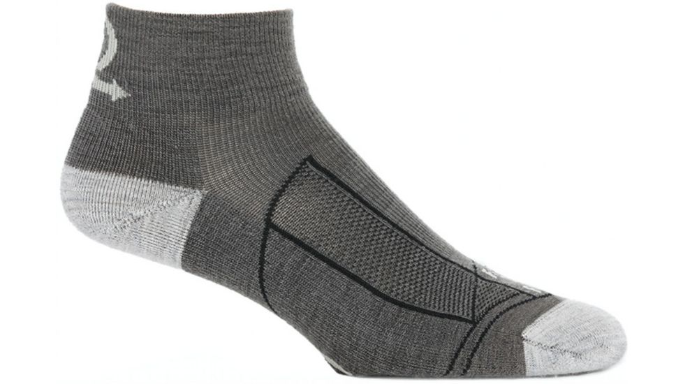 Farm To Feet Greensboro Multisport 1/4 Crew - Men's-Dark Shadow-X-Large