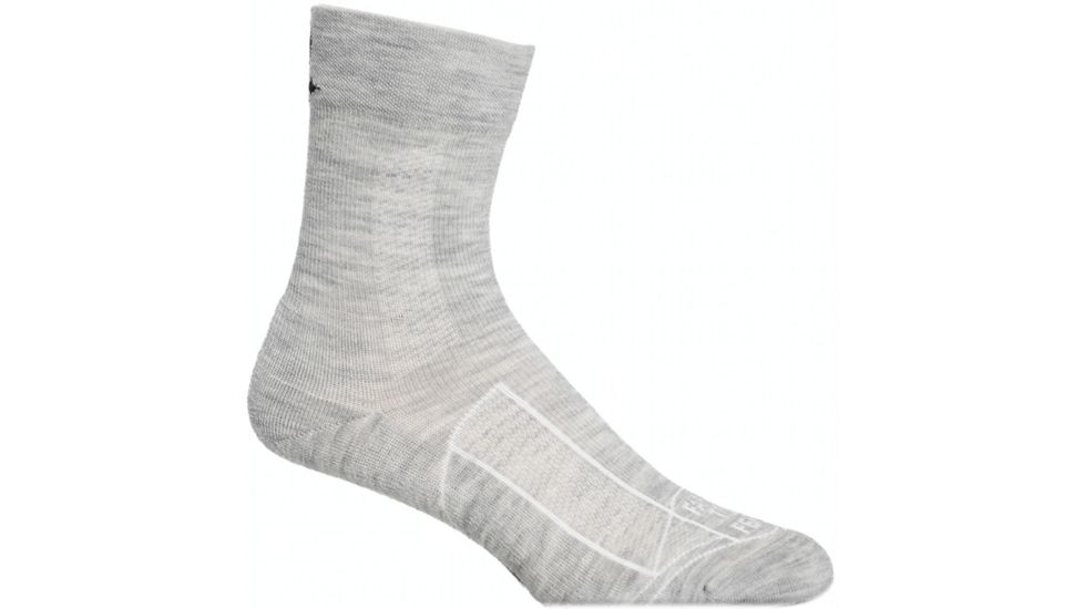 Farm To Feet Greensboro Multisport 3/4 Crew - Womens-Silver Heather-Large