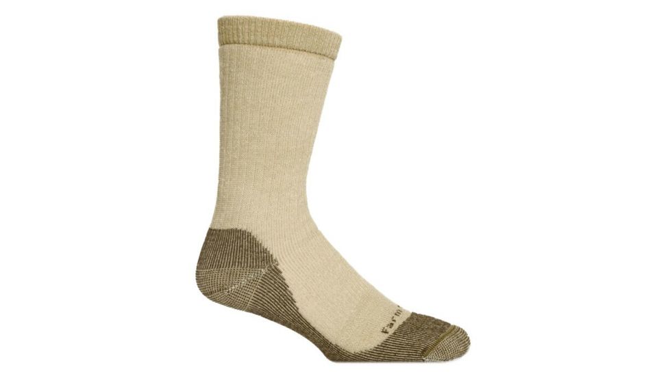 Farm To Feet Jamestown Midweight Crew Sock - Men's-Lead Grey-Large