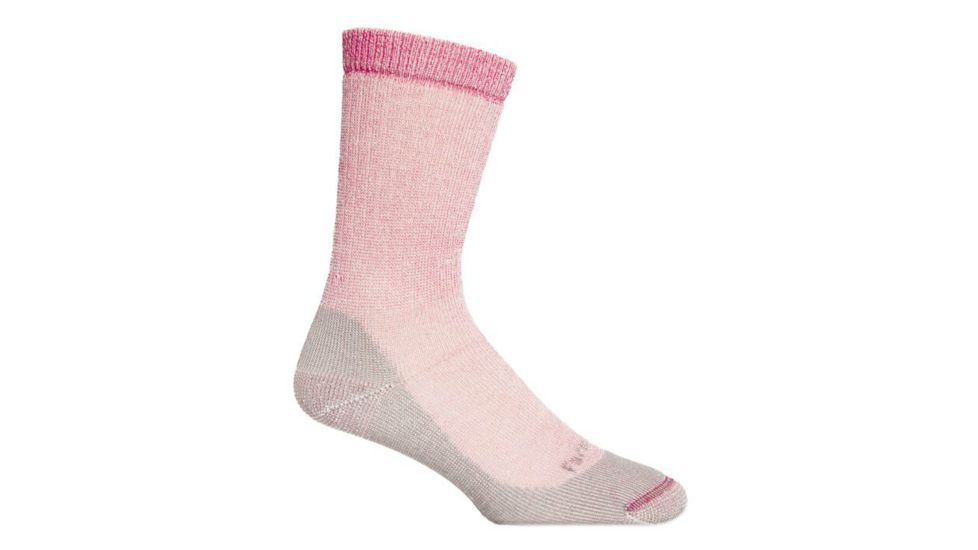 Farm To Feet Jamestown Traditional Medium Hiker Sock - Womens-Berry-Medium