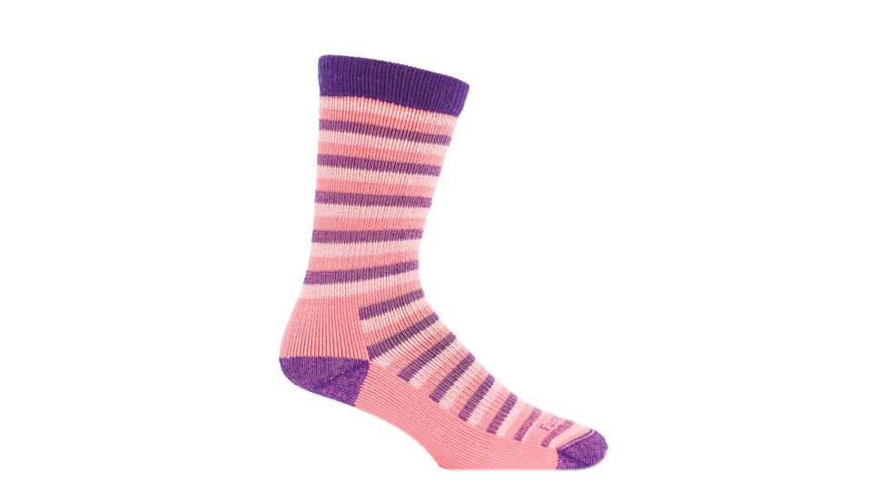 Farm To Feet Kittery Stylized Traditional Hiker Sock - Womens-Dubarry/Purple-Large