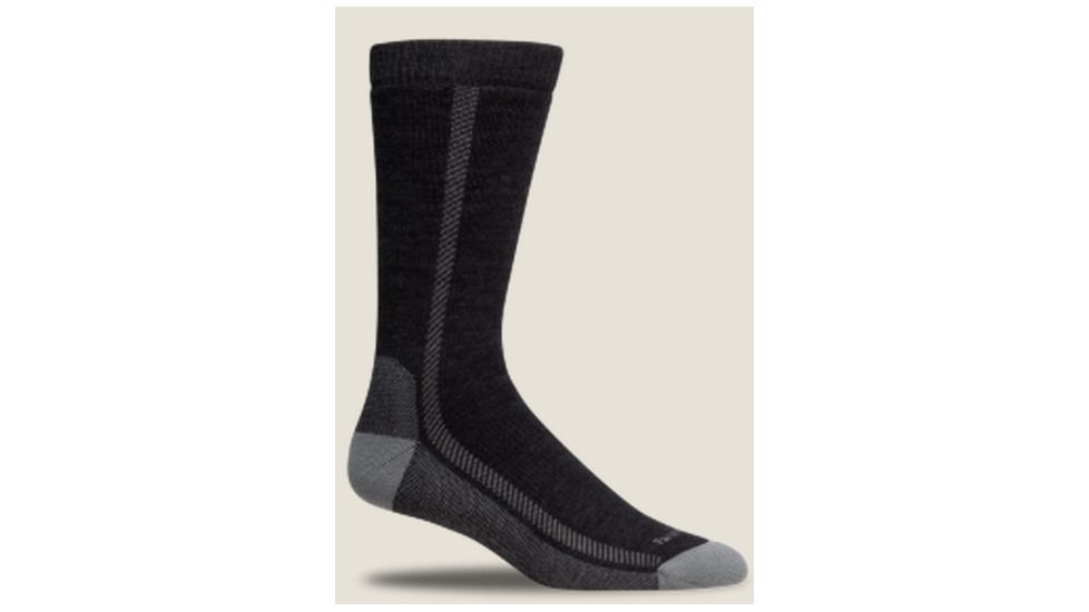Farm To Feet Madison Sock - Men's -Charcoal/Platinum-Large