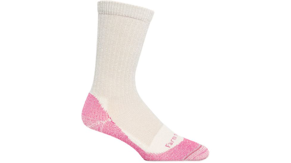 Farm To Feet NFZ Boulder Light Crew Hiking Sock - Women's-Platinum-Medium