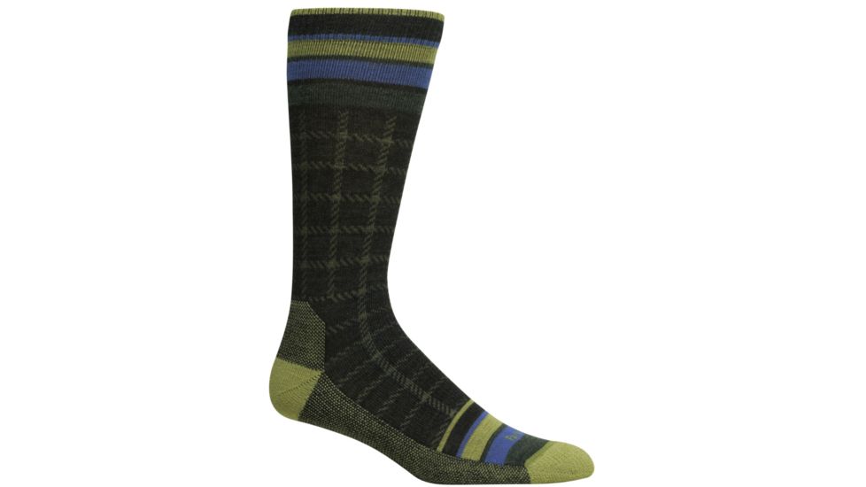 Farm To Feet Portland Light Weight Crew Sock - Men's-US Blue/Mercury-Medium