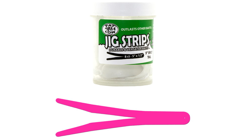 Fat Cow Jig Strips Split Tail
