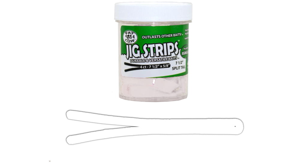 Fat Cow Jig Strips Split Tail