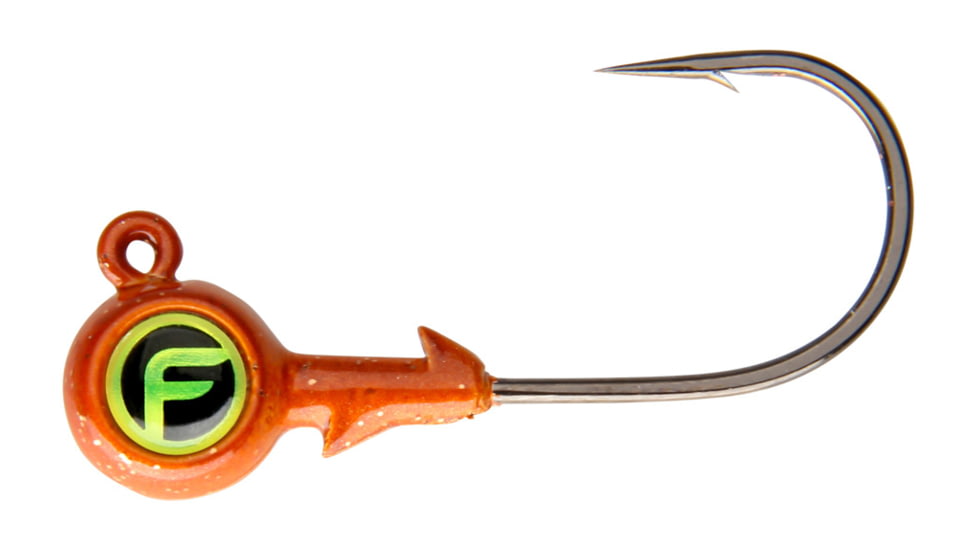 Fathom Bug Eye Jig Head 1/4oz New Penny, 4 pack, JH04-1/4-NPEN