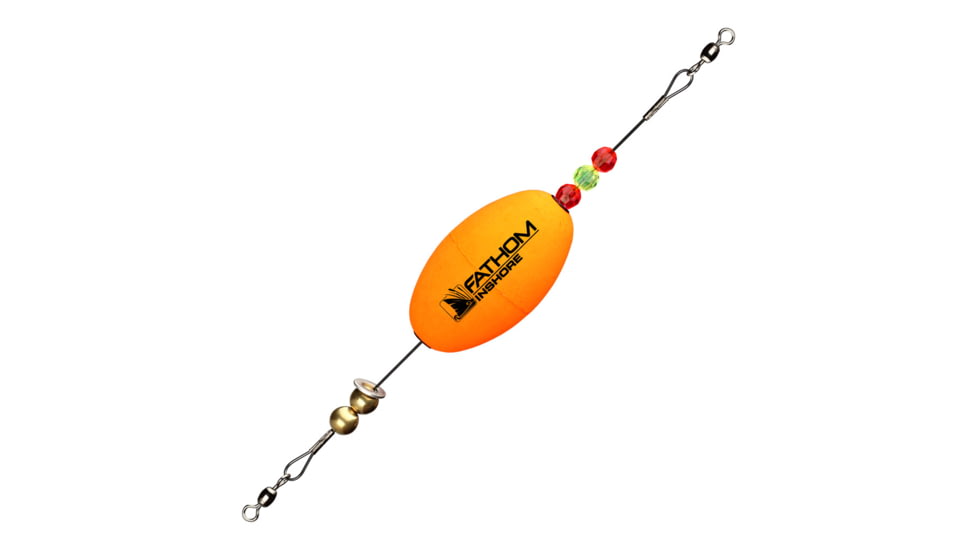 Fathom Flo-Orange Egg Cork w/rattle chamber, PC02-FORG