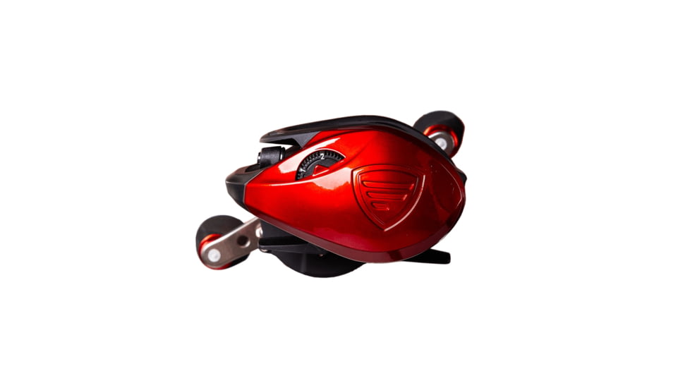 Favorite Fishing Absolute Casting Reel, 5+1BB, Left Hand, Red, ABS100NGL-RTL