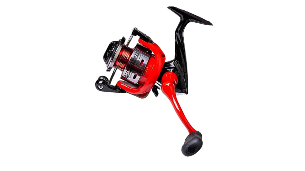Favorite Fishing Crappie Series Spinning Reel-Retail Package, 500, Red, CRS500-RTL