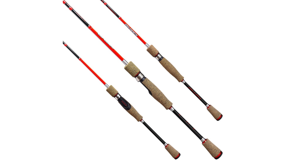 Favorite Fishing Do-Dock Crappie Spinning Rod, 5ft 8in, Light, Red/Black, DDK-581L