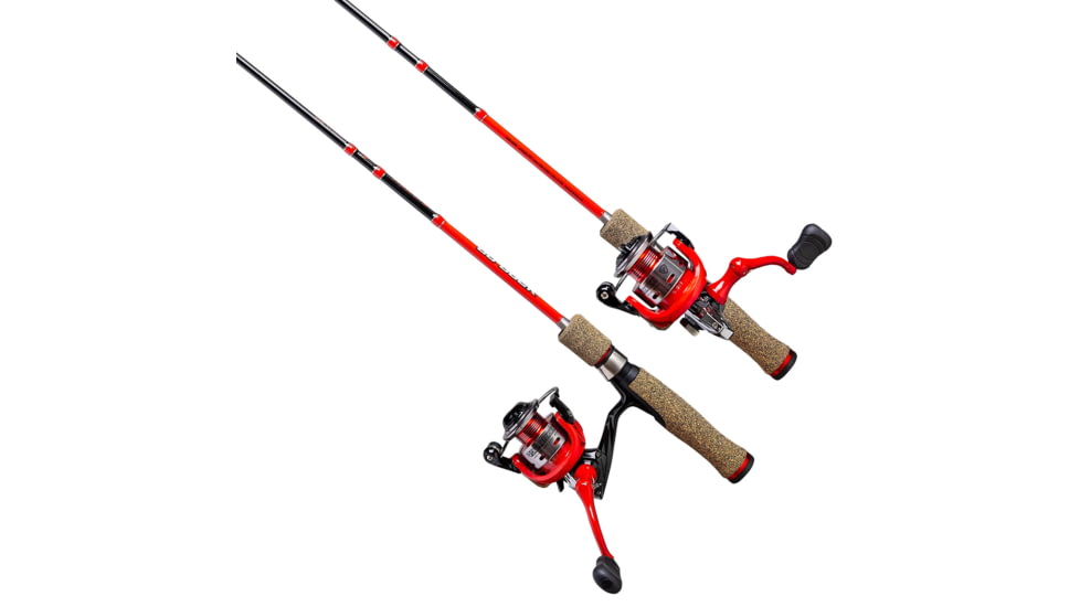 Favorite Fishing Do Dock Snub Nose Crappie Spinning Combo, 5ft 3in, Medium, Red/Black, DDK-531M10