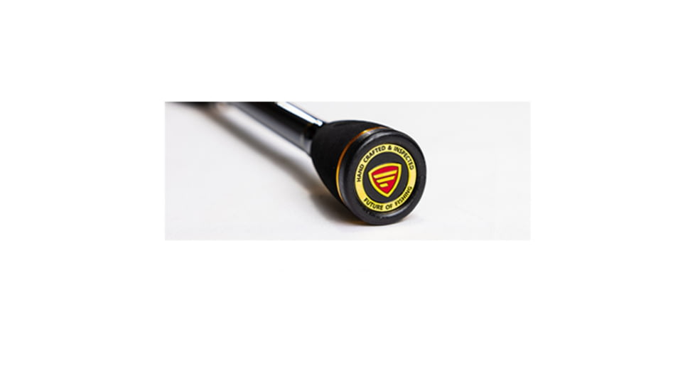 Favorite Fishing Jack Hammer JVD Spinning Rod, 6ft 10in, Medium, Black/Gold, JHM-JVD-6101M