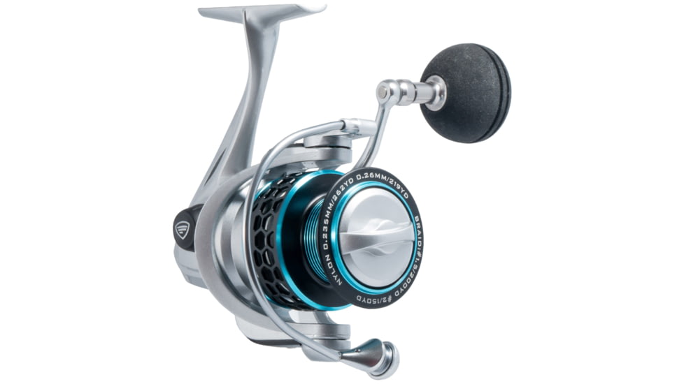 Favorite Fishing Olft Salty Spinning Combo, 7ft 3in, Medium Heavy, Silver/Blue, OLS731MH40