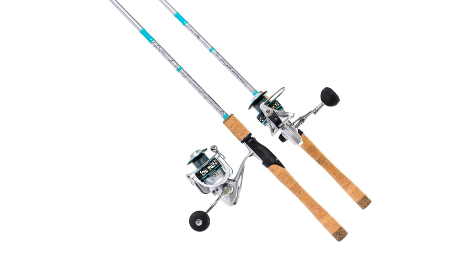 Favorite Fishing Olft Salty Spinning Combo, 7ft 3in, Medium Heavy, Silver/Blue, OLS731MH40